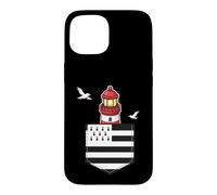 Bretagne Phare Breton Poche Drapeau Gwenn Ha du Marin Homme Coque pour iPhone 15