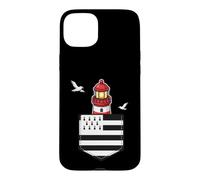 Bretagne Phare Breton Poche Drapeau Gwenn Ha du Marin Homme Coque pour iPhone 15 Plus