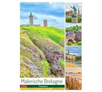 Bretagne pittoresque - Planificateur de voyage (Calendrier mural 2026 DIN A3 vertical), CALVENDO calendrier mensuel