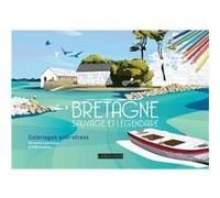 Sandra Lebrun – Bretagne sauvage et légendaire – Coloriages – 36 cartes postales prédécoupées