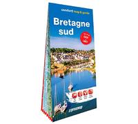 Bretagne sud 1/300.000 (map&guide - carte et guide XL format laminée) - Carte laminée XL - Collectif - Expressmap - Atlas / carte