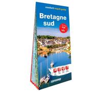 Bretagne sud 1/300.000 (map&guide - carte et guide XL format laminée) - Carte laminée XL - Collectif - Expressmap - Atlas / carte