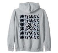 Bretagne Triskell Breton Bretonne Océan Mer Celtique Sweat à Capuche