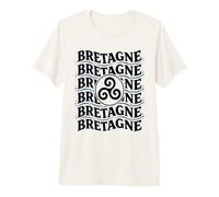 Bretagne Triskell Breton Bretonne Océan Mer Celtique T-Shirt Haut de Gamme