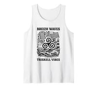 Bretagne Triskell Identité Bretonne Océan Symbole Breton Débardeur