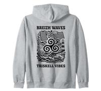 Bretagne Triskell Identité Bretonne Océan Symbole Breton Sweat à Capuche