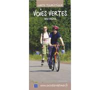 Bretagne voies vertes 80,5 x 50 cm - Collectif - Entre Terre Et Mer - broché - Guide