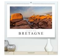 Bretagne - Zauber der Côte de Granit Rose (hochwertiger Premium Wandkalender 2026 DIN A2 quer), Kunstdruck in Hochglanz: Eine einzigartige Küstenlandschaft der Bretagne, die Côte de Granit Rose.