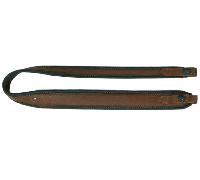 Bretelle de fusil cuir d'élan avec bouton éclair AKAH