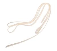Bretelle de Robe de Mariée à Lacer Dos 2 Mètres, Ruban en Satin Léger Couleur Beige Clair 1 Cm de Large, Accessoire Mariage pour Laçage Bride Arrière et Cordons Robe Mariée,