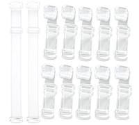 Bretelle Soutien Gorge, Bretelles Transparentes Soutien Gorge, Bretelles de Soutien-Gorge de Rechange, 6 paires Ajustable Bretelles de Soutien-Gorge 10mm 12mm, pour Soutiens-Gorge sans Bretelles