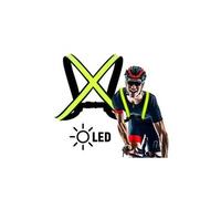 Bretelles à led StreetGlow unisexes taille L-XL