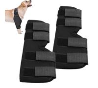 Bretelles arrière pour chien, Attelles de jambe pour chiens pour soutenir les rayures antidérapantes de l'articulation du jarret, Bandages réglables pour chien pour grands chiens, version longue, moye