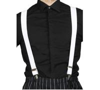 Bretelles blanches pour homme FUNIDELIA - Accessoire pour déguisement Halloween, carnaval et fêtes