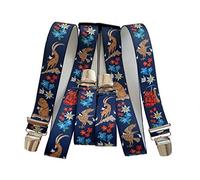 Bretelles bleues, randonnée, Alpes, bouquetins, chasseurs, Autriche - Vienne - H-Forme 35 mm avec 4 clips extra forts