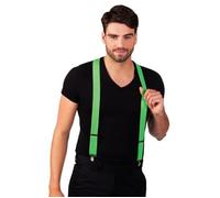 Bretelles - BOLAND - Néon Vert - Accessoire Soirée Fluo - Mixte