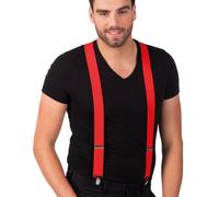 Bretelles - BOLAND - Rouge - Lot de 2 - Adulte - Mixte