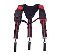Bretelles de ceinture pour hommes | Harnais de charpentier réglable : ceinture de service public de stockage d'outils réglables, harnais de sécurité travail à haute altitude