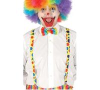 Bretelles de Clown à Pois Mixte - FIESTAS GUIRCA, S.L. - Accessoires de Carnaval pour Enfant