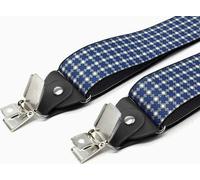 Bretelles de pantalon élégantes pour hommes, largeur 3,5 cm, longueur réglable 74-115 cm, simili