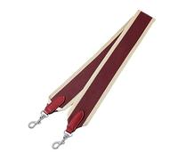 Bretelles de Sac à Main Sangle d’épaule Large Universelle de Remplacement pour Sacs Bretelles de Sac à Main Fermoir en Argent Bourgogne