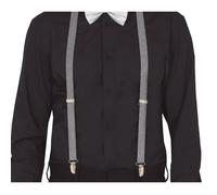 Bretelles - Fiestas Guirca - Taille unique - Polyester - Argent - Scintillantes