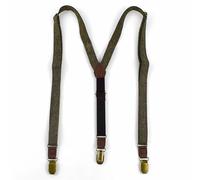 Bretelles Homme Larges 1Pc 2/2.5 * 120cm Mens Suspenders Unisex 4 Clips Y-Type Stripe Elastic Strap Braces Casual Accessory(G-1-20mm)