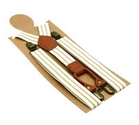 Bretelles Homme Larges Adult 2.5 Cm 4 Clip Striped Braces High Elastic Adjustable Party Wedding Accessories Belt For Men(Stripe-062)