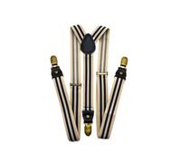 Bretelles Homme Larges Adult Suspenders Stripes 2.5cm 3 Clips Braces Elastic Stretch Unisex Party Performance Accessories Belt For Men(Stripe-0)