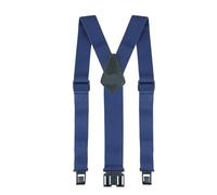 Bretelles Homme Larges Men's 1.5 Inch Wide Suspender,Elastic Hook End Adjustable Suspenders Braces For Trousers(KPB101-Blue)