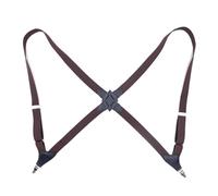 Bretelles Homme Larges Men's Suspenders Braces Outdoor Suspenders Strap Adult Suspensorio Tirantes Hombre Bretelles 2.5 * 120CM(Brown)