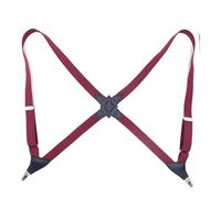 Bretelles Homme Larges Men's Suspenders Braces Outdoor Suspenders Strap Adult Suspensorio Tirantes Hombre Bretelles 2.5 * 120CM(Wine Red)