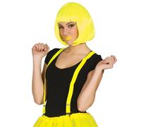 Bretelles Jaunes Fluorescent (Taille Unique) Multicolore