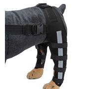 Bretelles pour chiens pour pattes arrière, support pour pattes de chien - Genouillère pour chien et s'enroule complètement autour des pattes moyennes, déchirées CA pour que votre chien puisse avoir