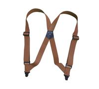 Bretelles Pour Pantalons À Bretelles Jeans à bretelles légers for hommes, ceinture arrière, short sturdy, pantalons polyvalents, bretelles for groupe de danse de rue, chorale de rencontres(Camel)