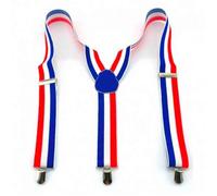 PTIT CLOWN Bleu, Blanc, Rouge Bretelles, Taille Unique Mixte