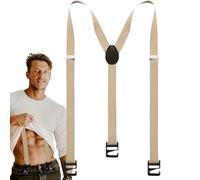 Bretelles réglables à clipser pour homme | Invisible sous les vêtements avec sangles élastiques, sangles élastiques invisibles réglables, soutien confortable pour le travail, la randonnée, le cyclisme