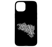 Breton Carte de Bretagne avec des Mots bretons Breizh Coque pour iPhone 15 Plus