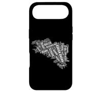 Breton Carte de Bretagne avec des Mots bretons Breizh Coque pour iPhone Air