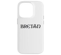 Breton Fier Identité Breizh & Humour Celtique Région France Coque pour iPhone 14 Pro