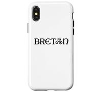 Breton Fier Identité Breizh & Humour Celtique Région France Coque pour iPhone X/XS