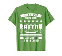 Breton Humour Hommes de la Bretagne T-Shirt, Homme, Herbe, M