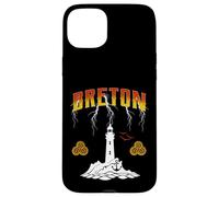 Breton Phare de Bretagne Tempête Océan Breizh Marin Coque pour iPhone 15 Plus