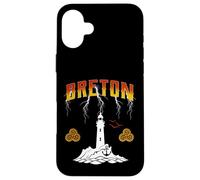 Breton Phare de Bretagne Tempête Océan Breizh Marin Coque pour iPhone 16 Plus