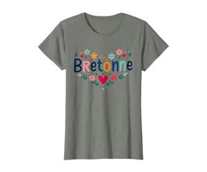 Bretonne Cœur esprit fleur de Bretagne T-Shirt