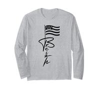 Bretonne Drapeau Breton Fier Breton Bretagne Simple Breizh Manche Longue