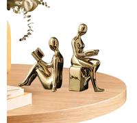 Brêtre Décoratifs - Rangement De Livres De Cuisine Kitchen | 2 X Abstraction Figurine Design Decorative Bookk End Soutiens Pour Les Étagères Heavyy Duty, Anti-Slip Ceramic Books Stockages Pour La Bibl