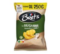 BRET'S - Chips Nature Paysannes Au Sel De Guérande, 250g - Lot De 4