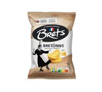 BRETS - Chips saveur beurre salé - Chips Bretonne · Pommes de Terre 100% Françaises · Extra Croustillantes · Produit en Bretagne - le sachet de 125g - Le Lot De 4