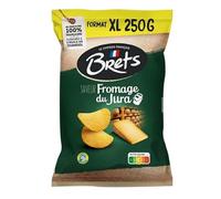 BRET'S | Chips Saveur Fromage Du Jura 250G | Lot De (4) | livraison offerte
